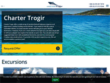 Tablet Screenshot of charter-trogir.com